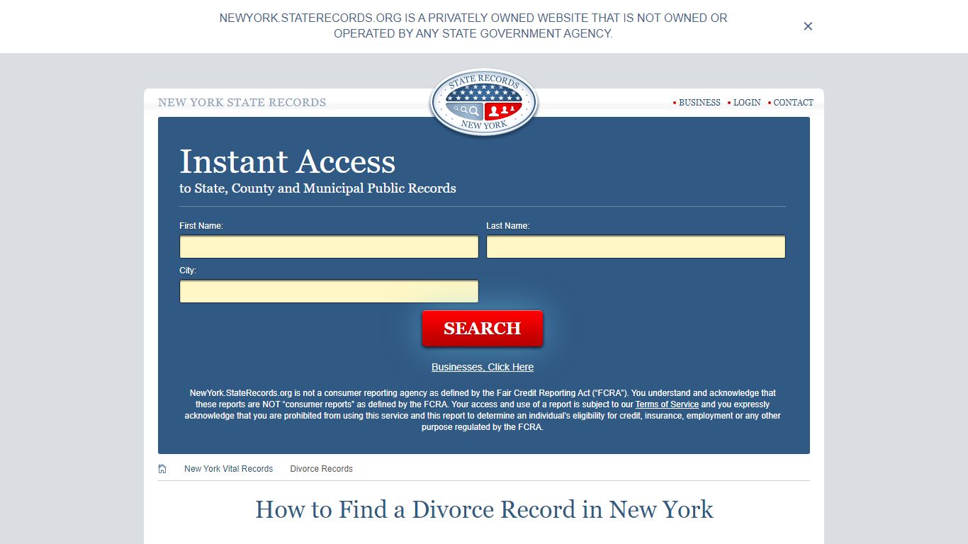 How to Find a Divorce Record in New York - New York State Records